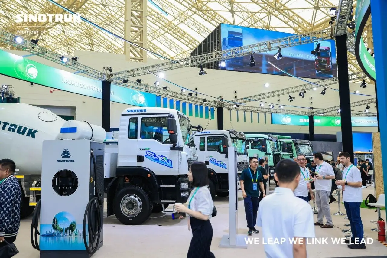 Overseas customers highly recognize China National Heavy Duty Truck Group's new energy integrated system cover